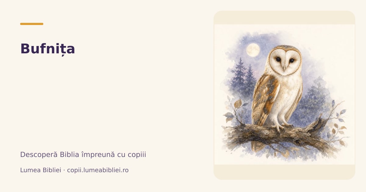 Bufnița — Animale din Biblie, Lumea Bibliei