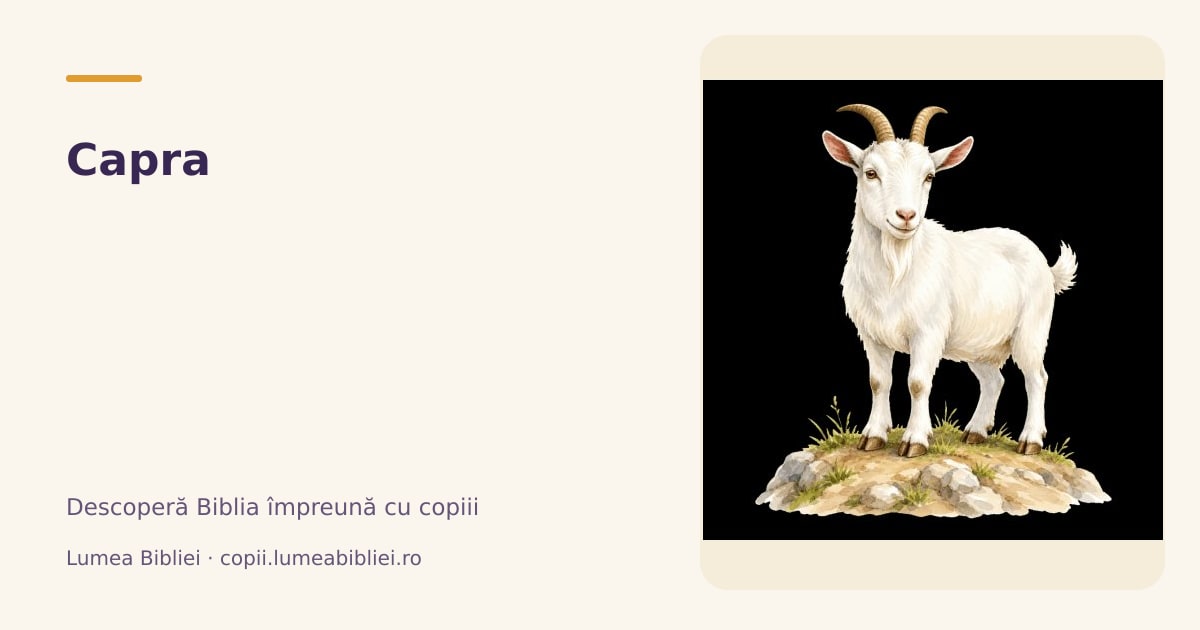Capra — Animale din Biblie, Lumea Bibliei