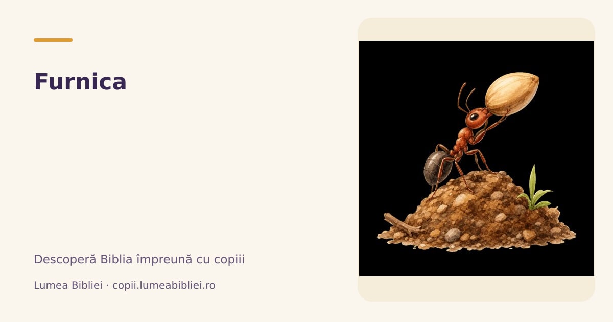 Furnica — Animale din Biblie, Lumea Bibliei