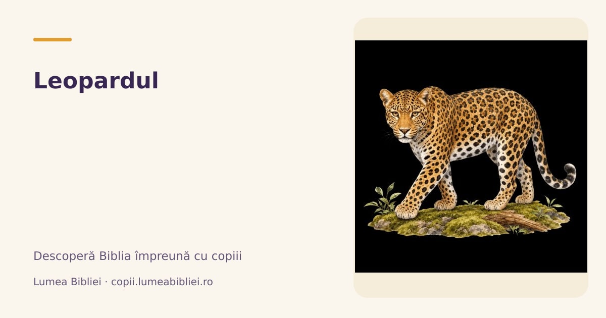 Leopardul — Animale din Biblie, Lumea Bibliei