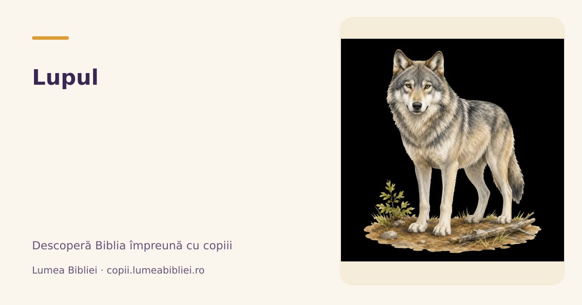 Lupul — Animale din Biblie, Lumea Bibliei