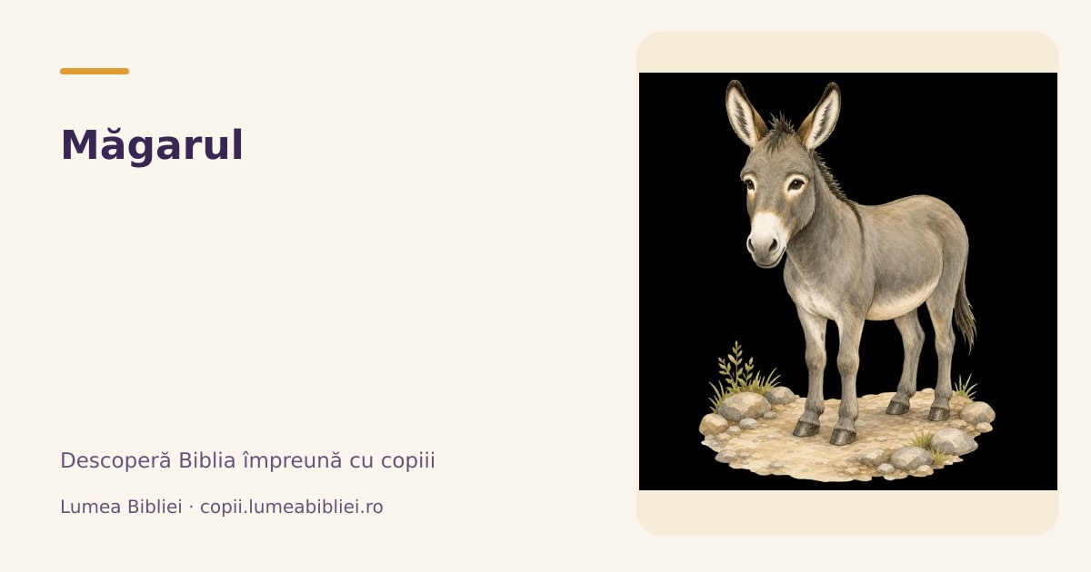 Măgarul — Animale din Biblie, Lumea Bibliei