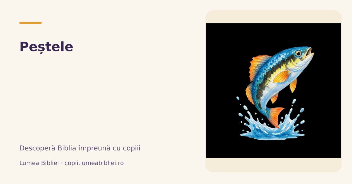 Peștele — Animale din Biblie, Lumea Bibliei