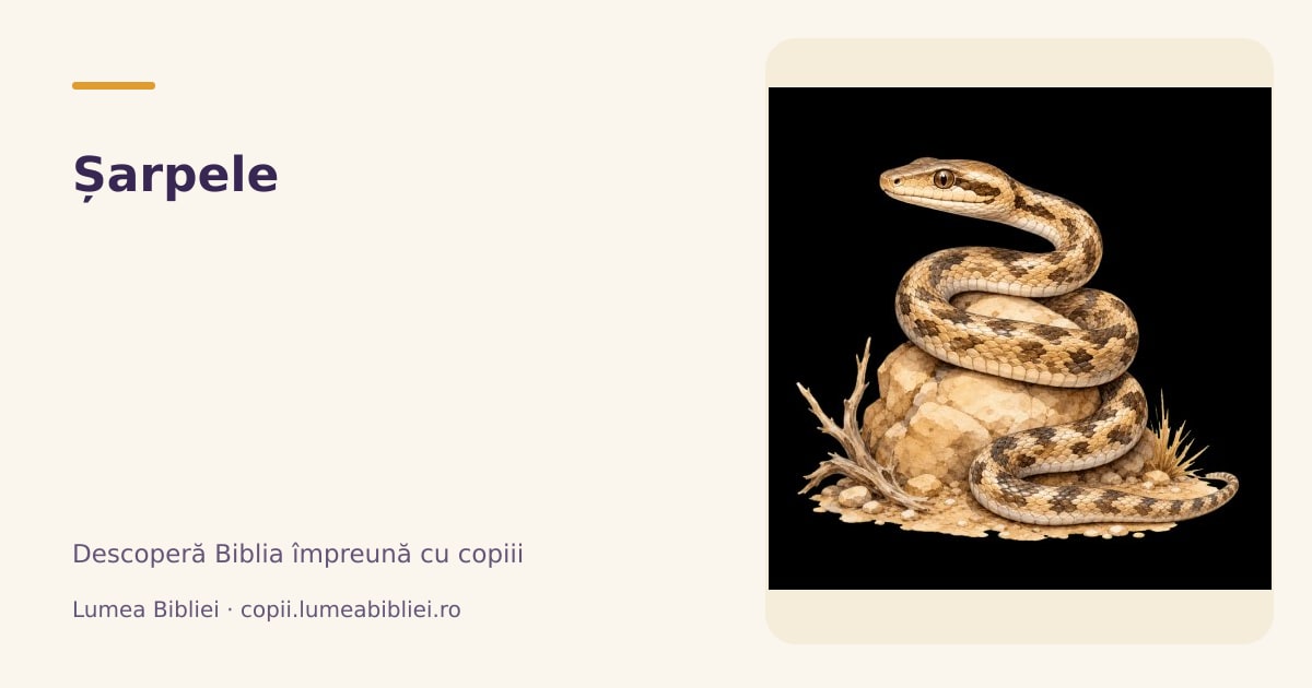 Șarpele — Animale din Biblie, Lumea Bibliei