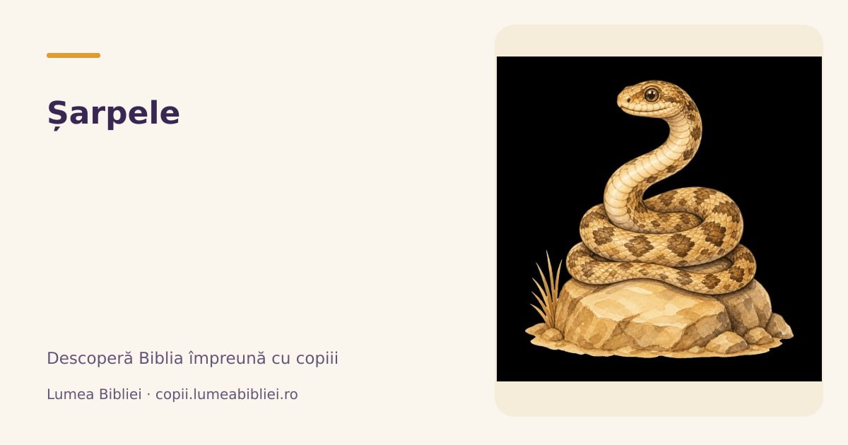 Șarpele — Animale din Biblie, Lumea Bibliei
