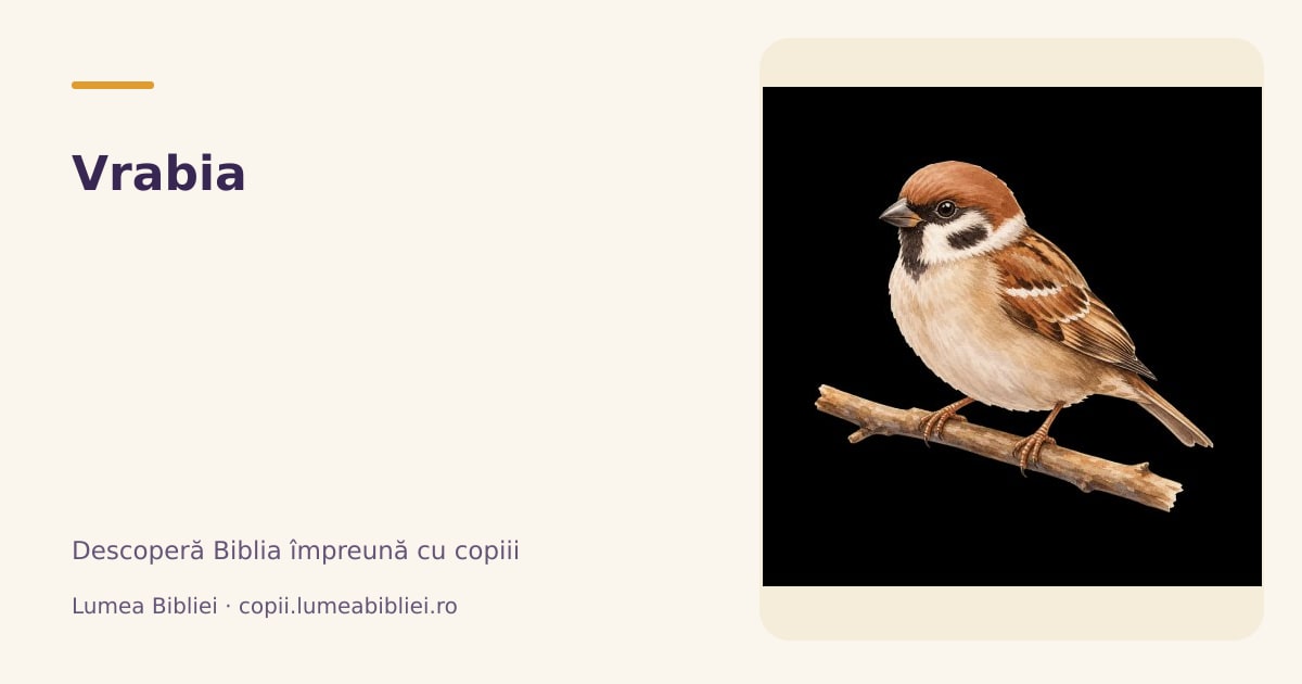 Vrabia — Animale din Biblie, Lumea Bibliei