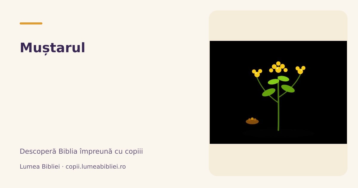 Muștarul — Plante și alimente din Biblie, Lumea Bibliei